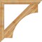 Ekena Millwork Westlake Traditional Rough Sawn Bracket, Western Red Cedar, 4"W x 42"D x 42"H BKT04X42X42WTL01RWR - alternate 2